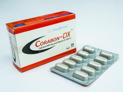 Corabon-DX 600 mg+400 IU Tablet