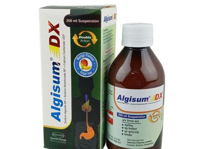Algisum-DX 500 mg+213 mg+325 mg/10 ml Oral Suspension