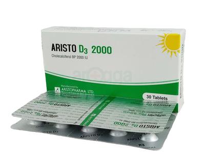 Aristo D3 2000 2000 IU Tablet