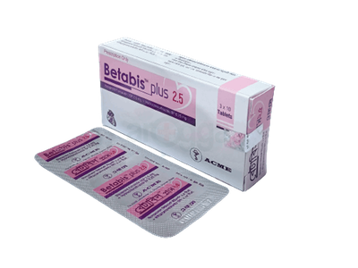 Betabis Plus 2.5 2.5 mg + 6.25 mg Tablet