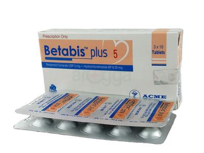 Betabis Plus 5 5 mg + 6.25 mg Tablet