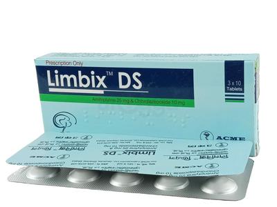 Limbix DS 25 mg + 10 mg Tablet