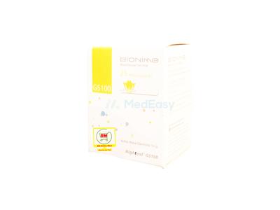 Bionim GS 100 Test Strip  Blood Glucose Test Strip