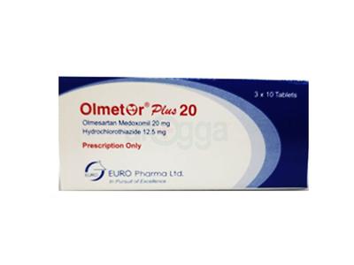 Olmetor Plus 20 12.5 mg + 20 mg Tablet