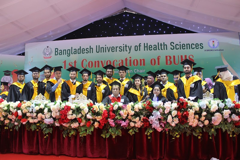 Bangladesh University of Health Sciences logo