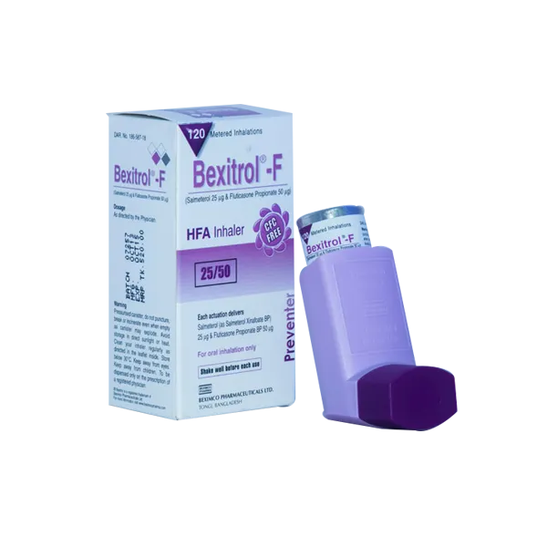 Bexitrol F 25 mcg+50 mcg Inhaler
