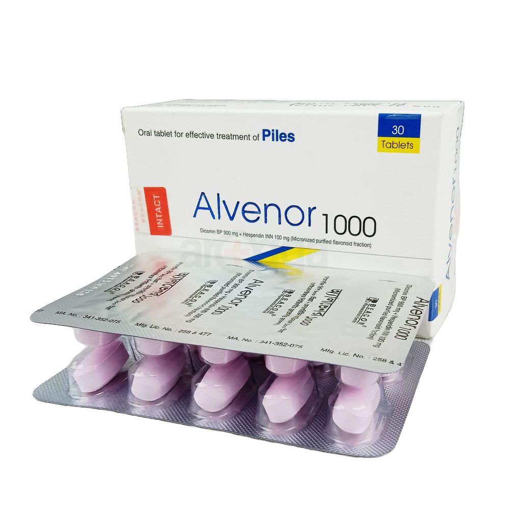 Alvenor 1000 900 mg + 100 mg Tablet