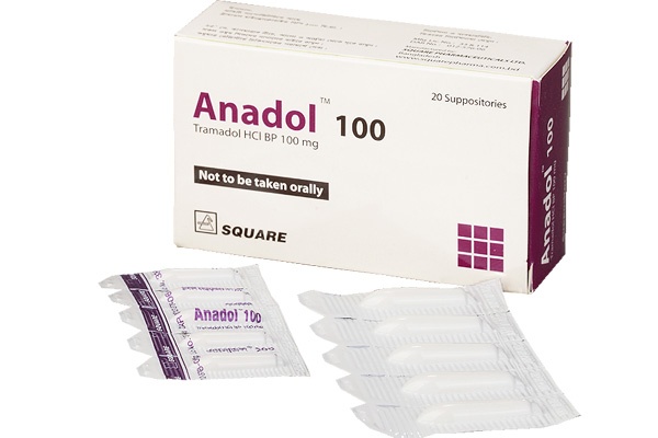 Anadol 100 mg Suppository