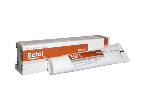 Betol 0.05%+0.005% Ointment