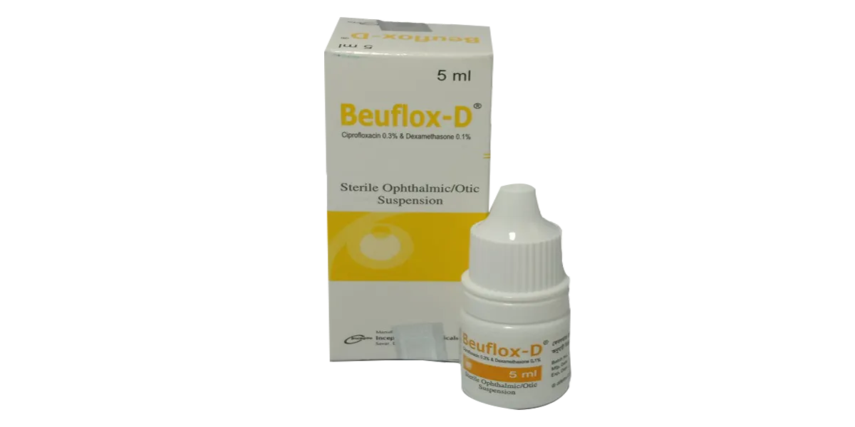 Beuflox-D 0.3%+0.1% Eye/Ear Drop