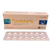 Cardotel 5/40 5mg+40mg Tablet
