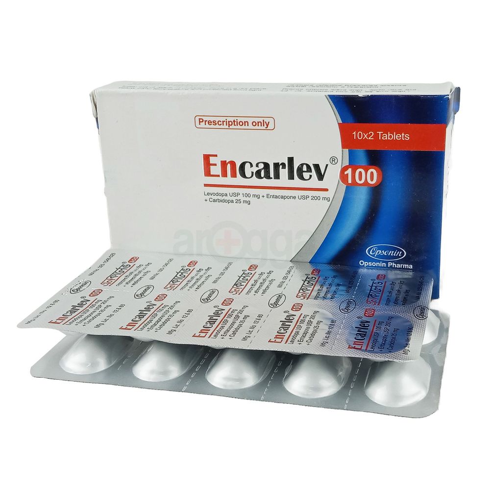 encarlev 100 25 mg + 200 mg + 100 mg Tablet