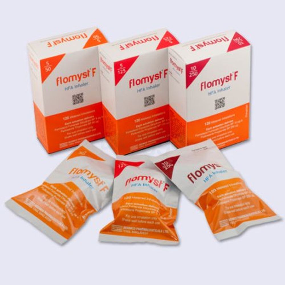 Flomyst-F 10/250 HFA 250 mcg + 10 mcg/Puff Inhalation Aerosol
