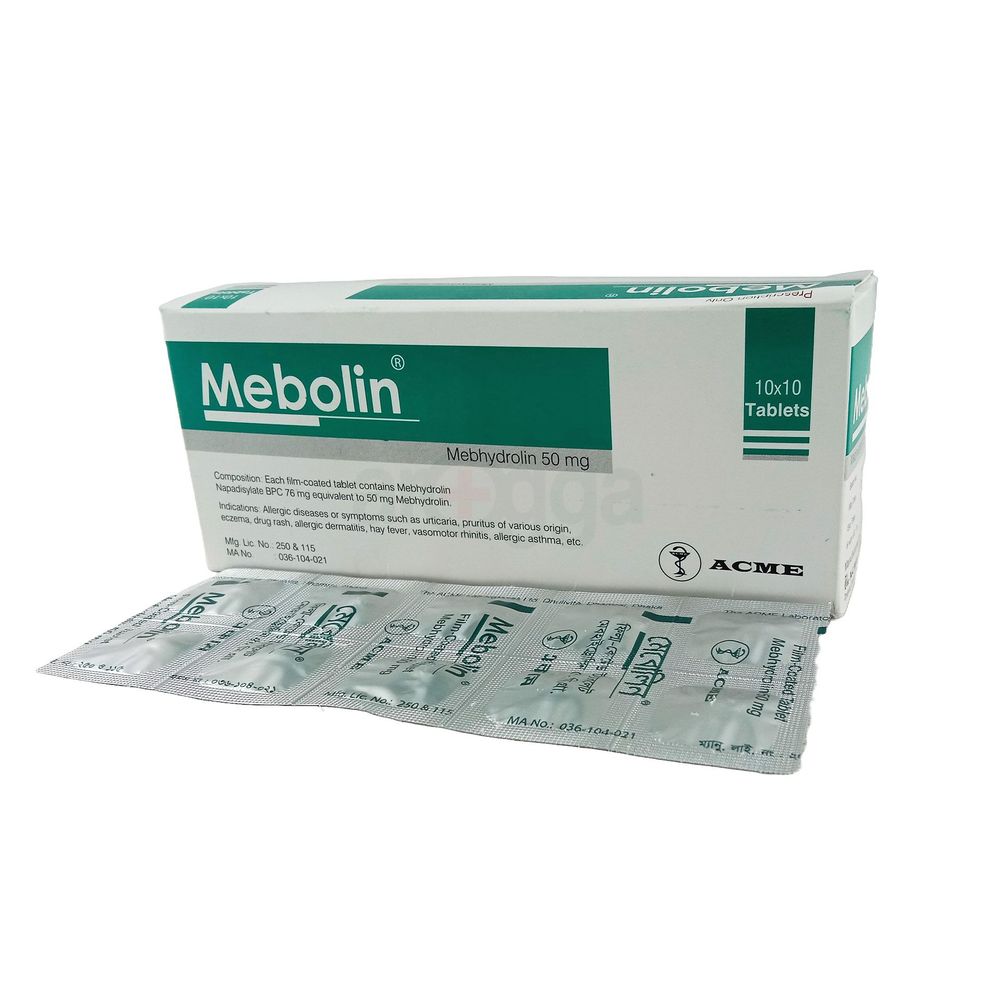 Mebolin 50 mg Tablet
