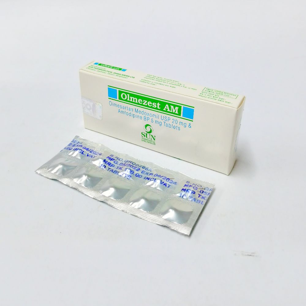 Olmezest AM 5/20 5mg+20mg Tablet