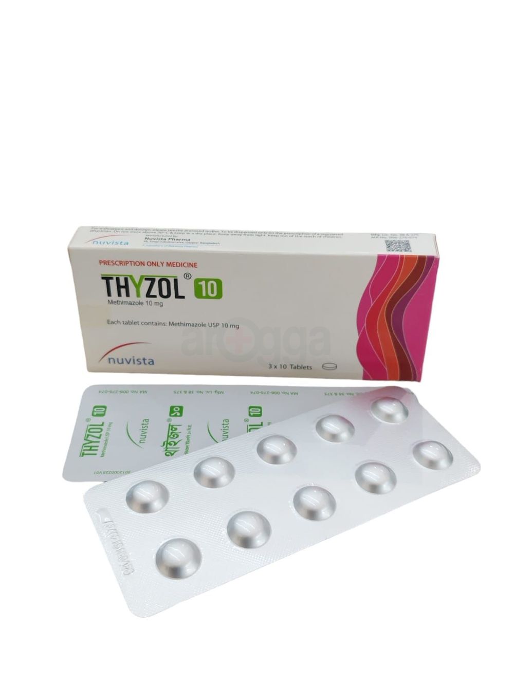 Thyzol 10 10 mg Tablet